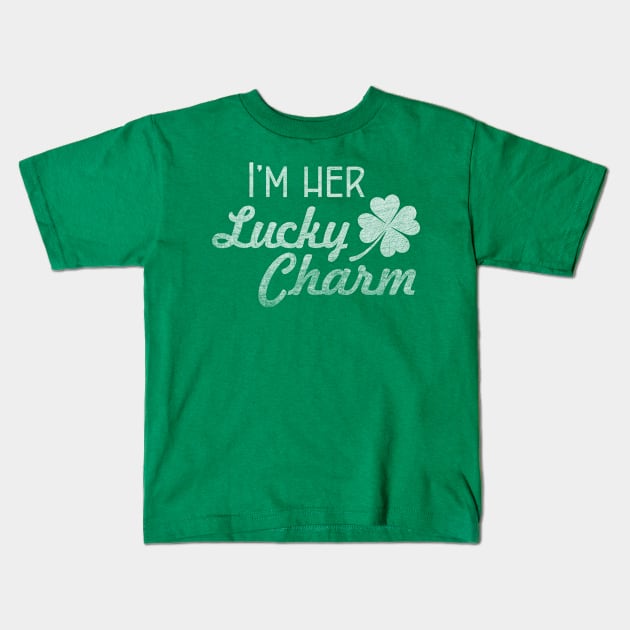 I'm Her Lucky Charm - St Patrick's Day gift for Men Kids T-Shirt by PEHardy Design